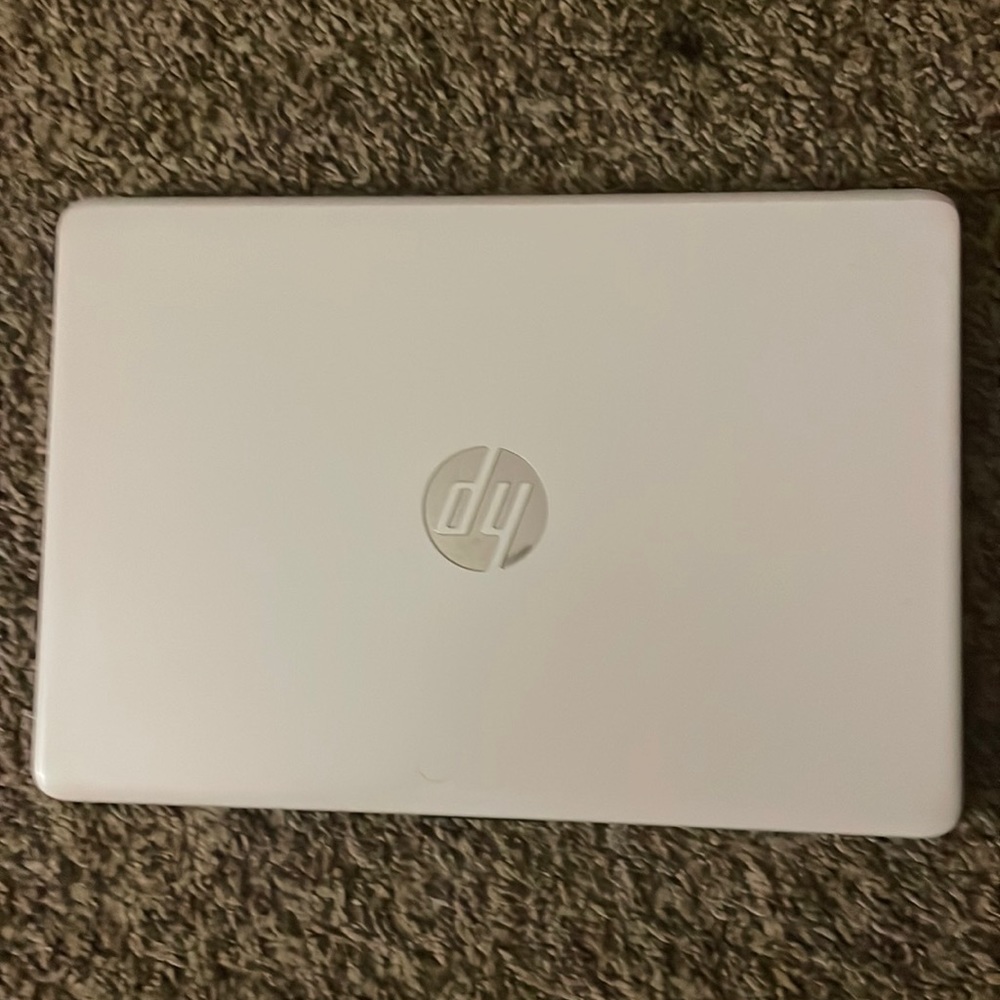 HP white stream laptop